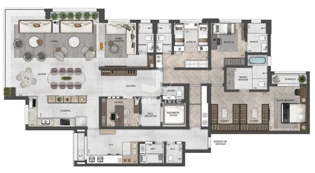 Apartamento, 4 quartos, 354 m² - Foto 17