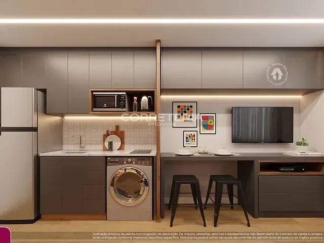 Cobertura / Penthouse 1 quarto e 1 banheiro, à venda, no bairro Vila Pereira Barreto em São Paulo