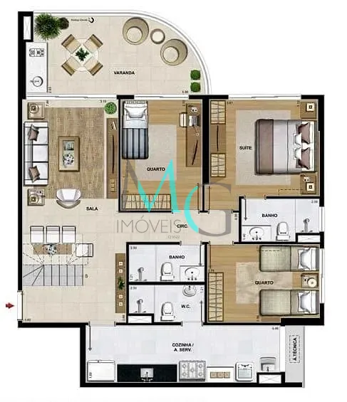 Cobertura, 4 quartos, 252 m² - Foto 37