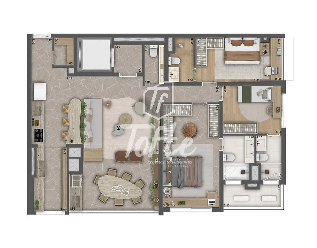 Apartamento, 3 quartos, 119 m² - Foto 28