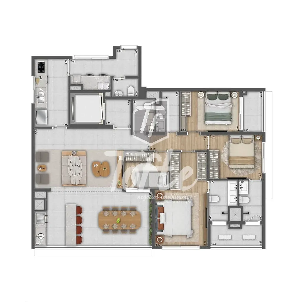 Apartamento, 3 quartos, 119 m² - Foto 30