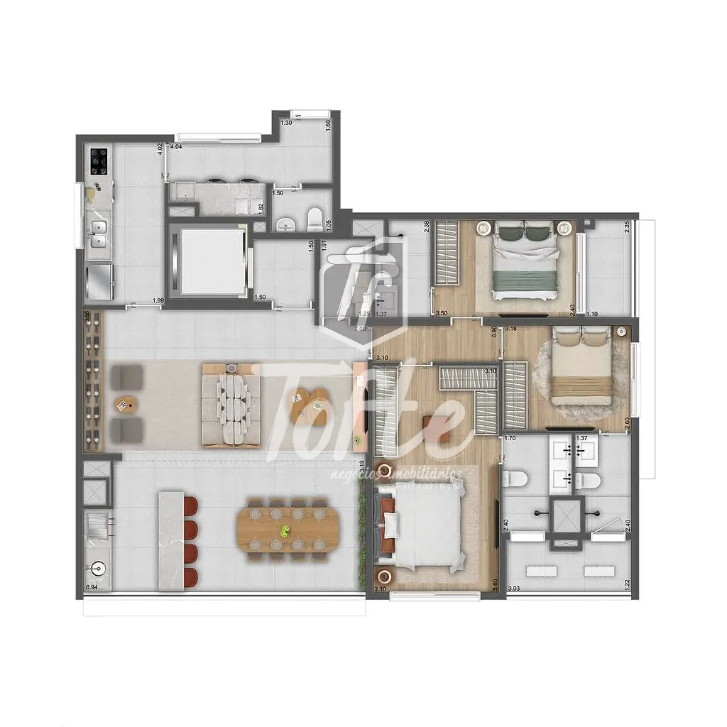 Apartamento, 3 quartos, 119 m² - Foto 31
