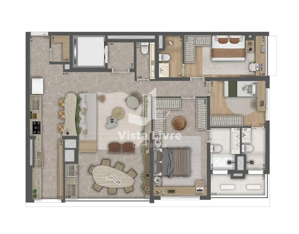 Apartamento, 3 quartos, 119 m² - Foto 28