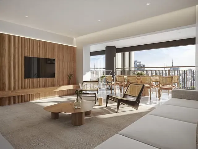 Apartamento com 119m² 3 quartos e 2 banheiros, à venda, no bairro Pinheiros em São Paulo