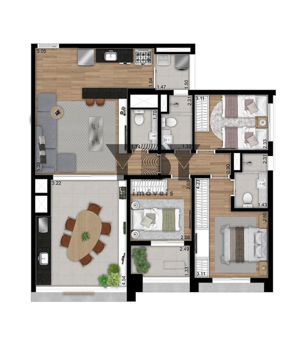 Cobertura à venda com 4 quartos, 191m² - Foto 22