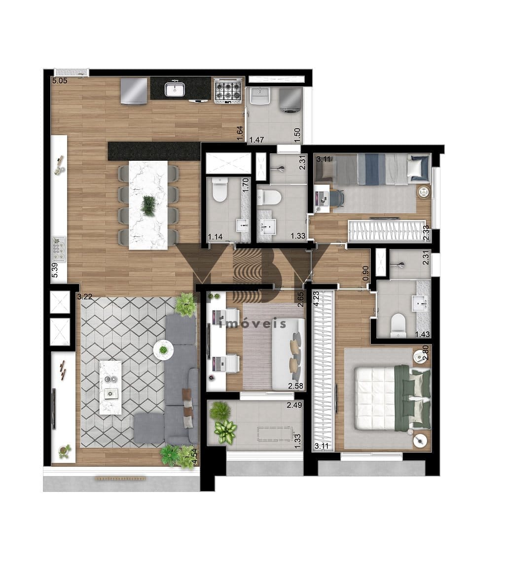 Cobertura à venda com 4 quartos, 191m² - Foto 23