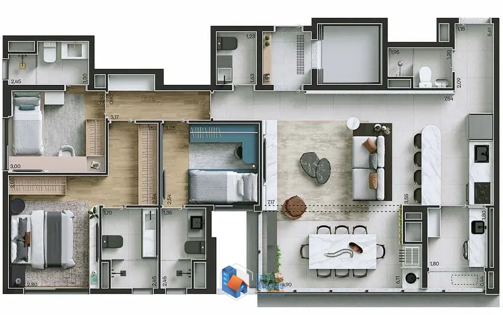 Apartamento, 2 quartos, 70 m² - Foto 23