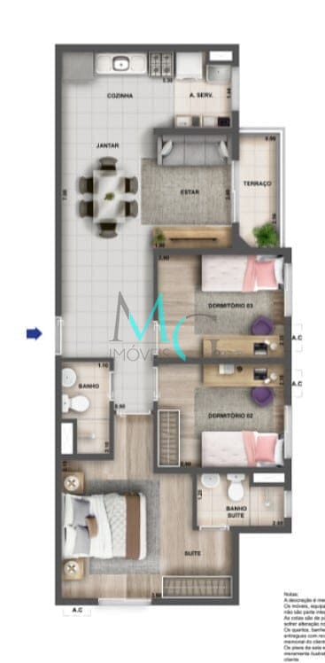 Apartamento, 2 quartos, 156 m² - Foto 42