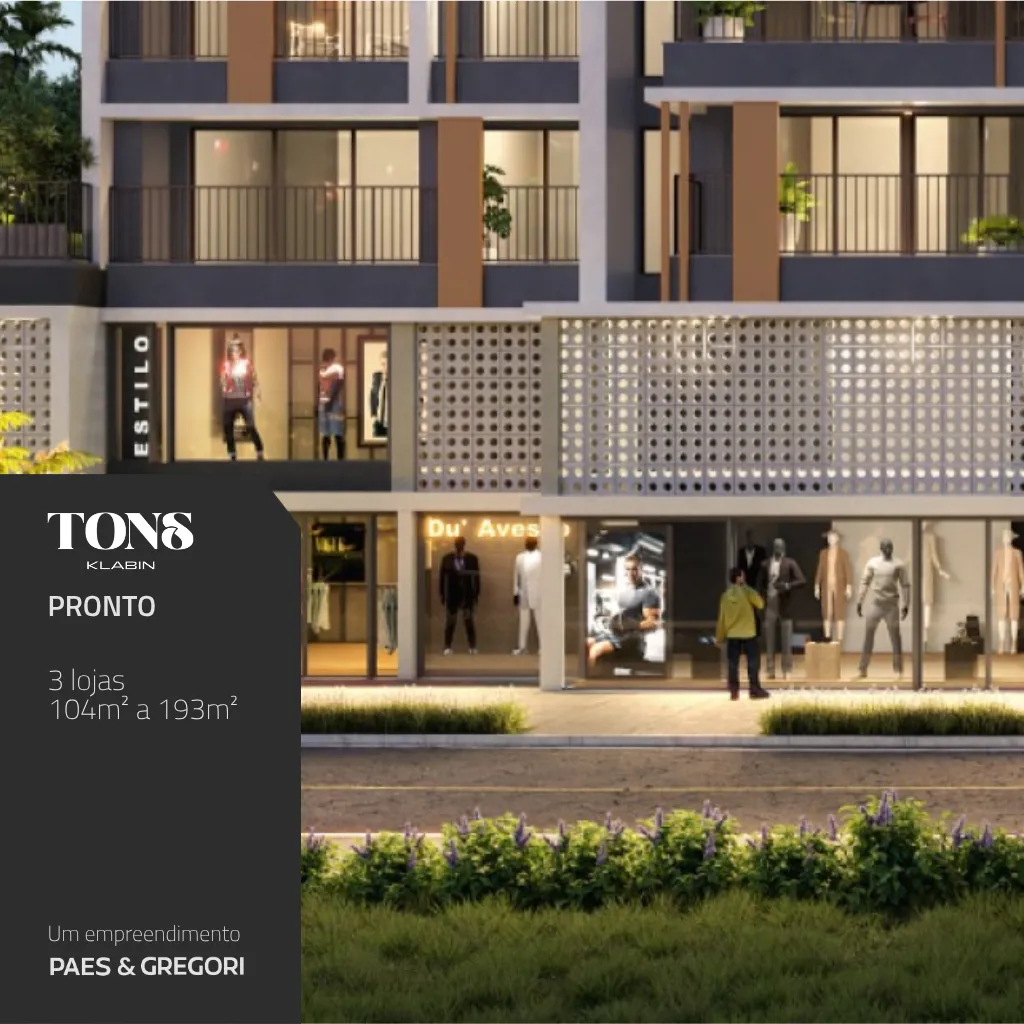Loja à venda 104.24M² Chácara Klabin São Paulo - SP | Tons Klabin - Lojas