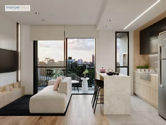 Apartamento 2 quartos e 2 banheiros, à venda, no bairro Bacacheri em Curitiba