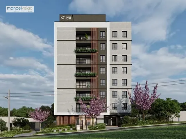 Apartamento 2 quartos e 2 banheiros, à venda, no bairro Bacacheri em Curitiba