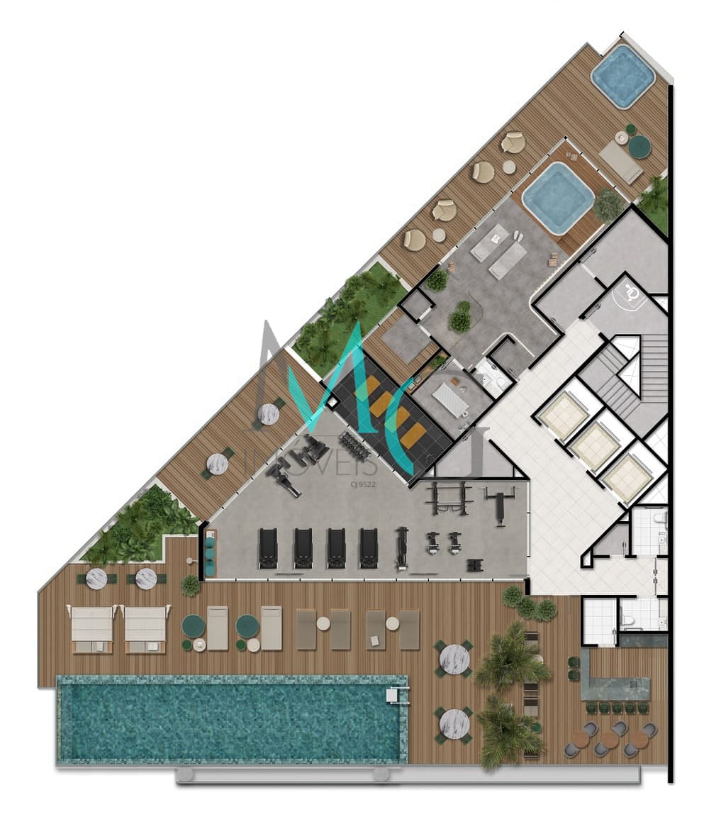 Apartamento, 1 quarto, 77 m² - Foto 43