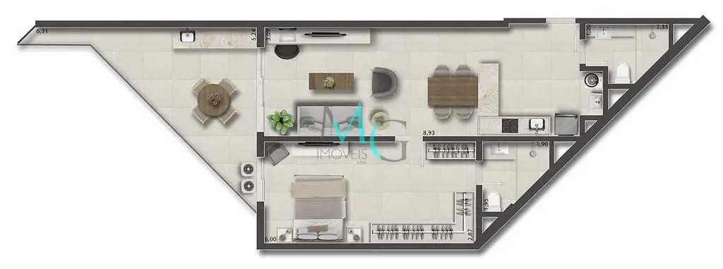 Apartamento, 1 quarto, 77 m² - Foto 63