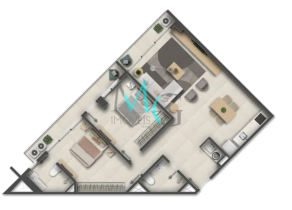 Apartamento, 1 quarto, 47 m² - Foto 66