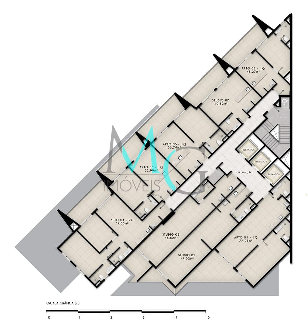 Apartamento, 1 quarto, 52 m² - Foto 40