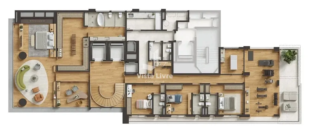 Apartamento, 4 quartos, 487 m² - Foto 20