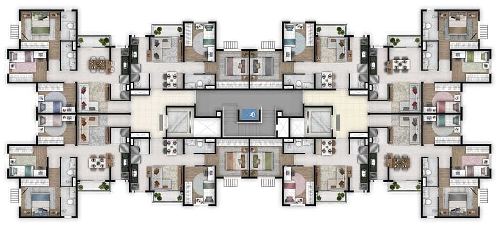 Apartamento, 3 quartos, 61 m² - Foto 16