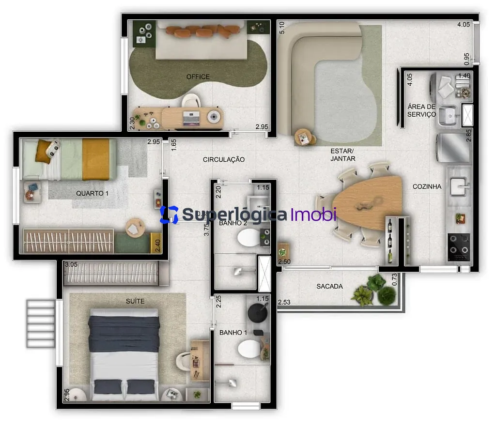 Apartamento, 3 quartos, 61 m² - Foto 18