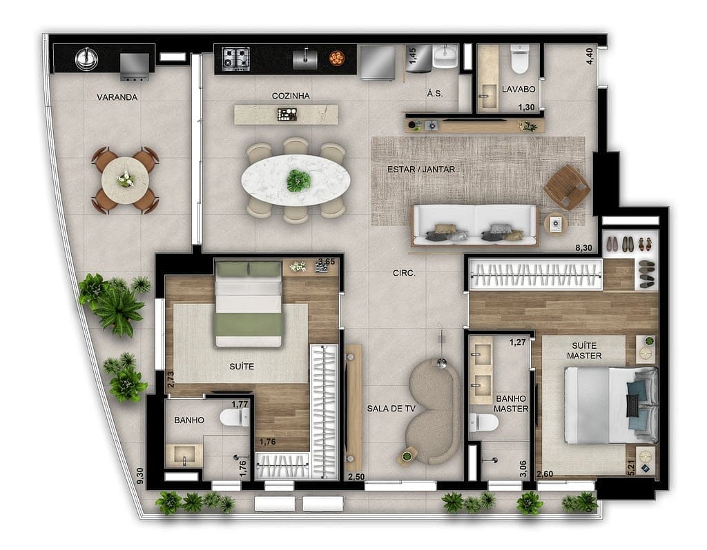 Apartamento, 3 quartos, 116 m² - Foto 32