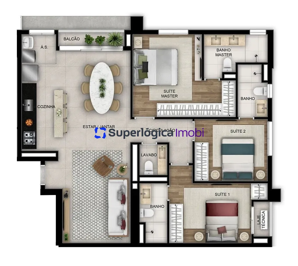 Apartamento, 3 quartos, 116 m² - Foto 29
