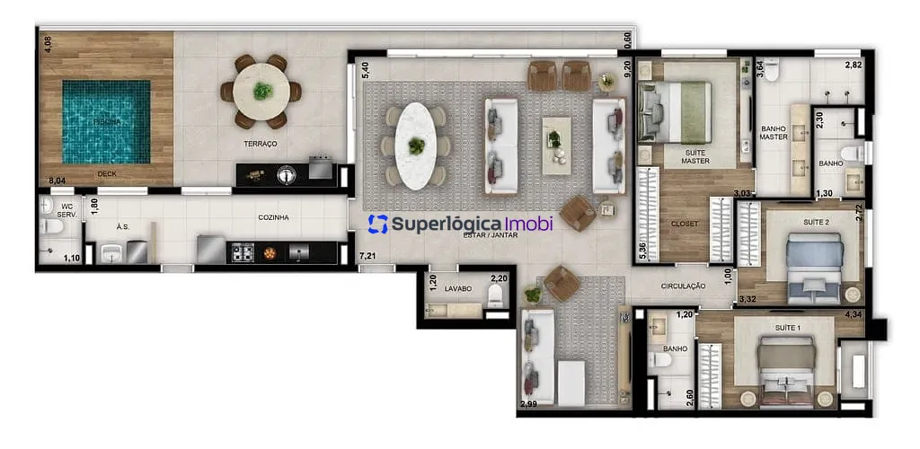 Apartamento, 3 quartos, 116 m² - Foto 34