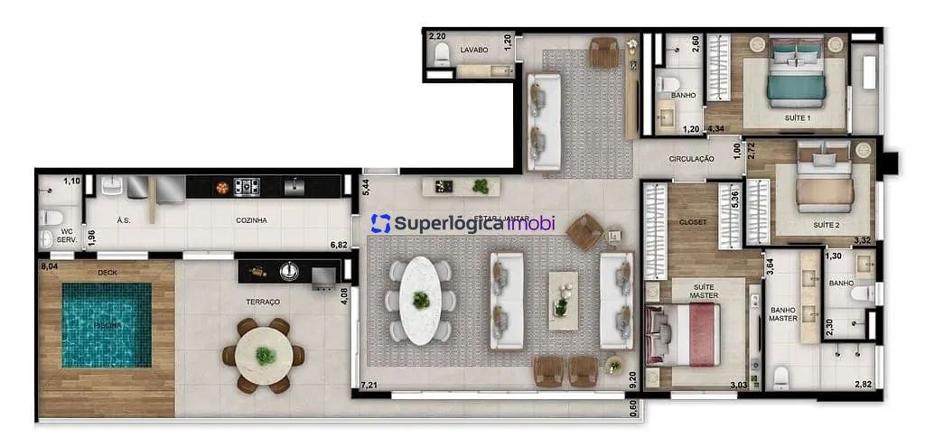 Apartamento, 3 quartos, 116 m² - Foto 35
