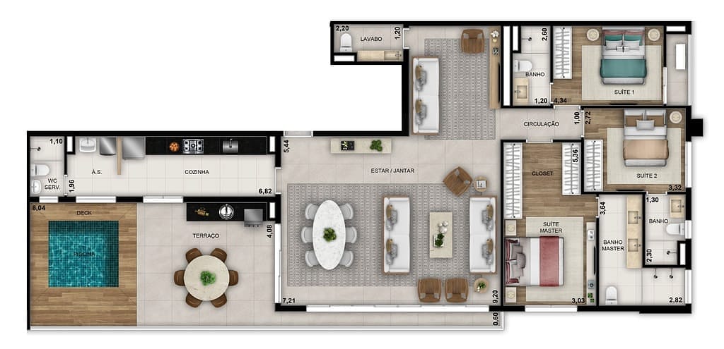 Apartamento, 3 quartos, 100 m² - Foto 35