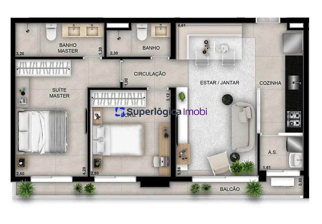 Apartamento, 3 quartos, 100 m² - Foto 28