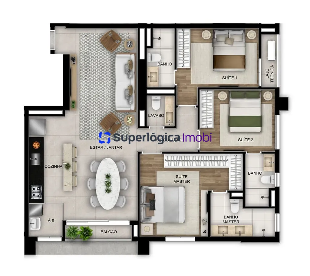 Apartamento, 3 quartos, 100 m² - Foto 30