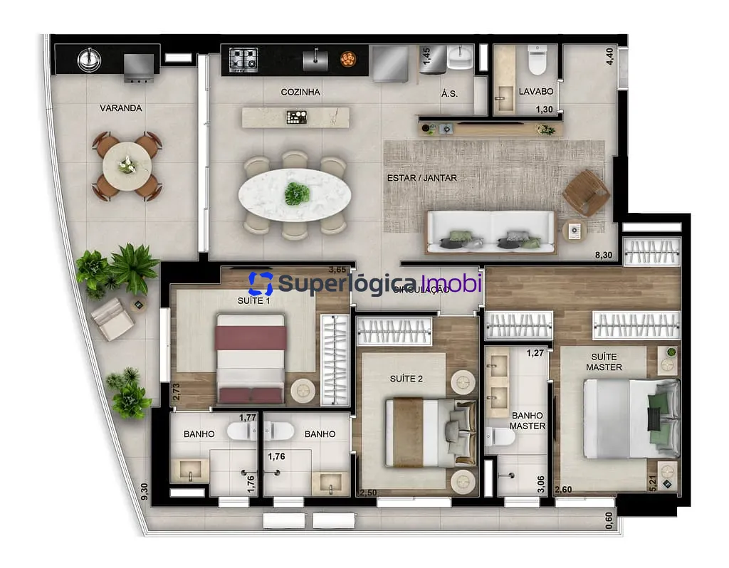 Apartamento, 3 quartos, 100 m² - Foto 31