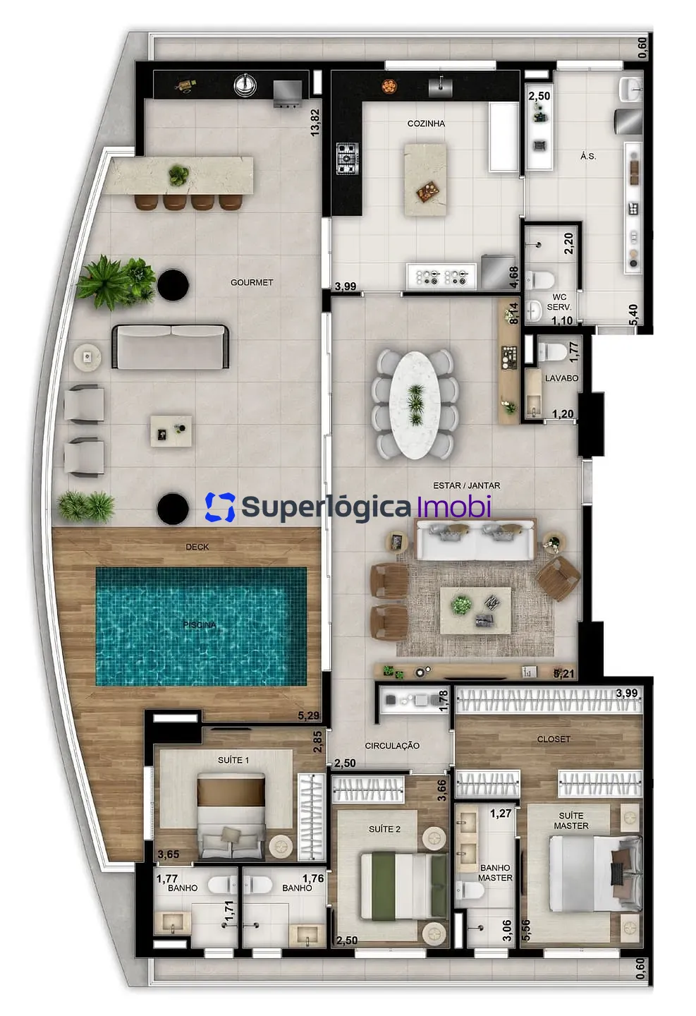 Apartamento, 3 quartos, 100 m² - Foto 36