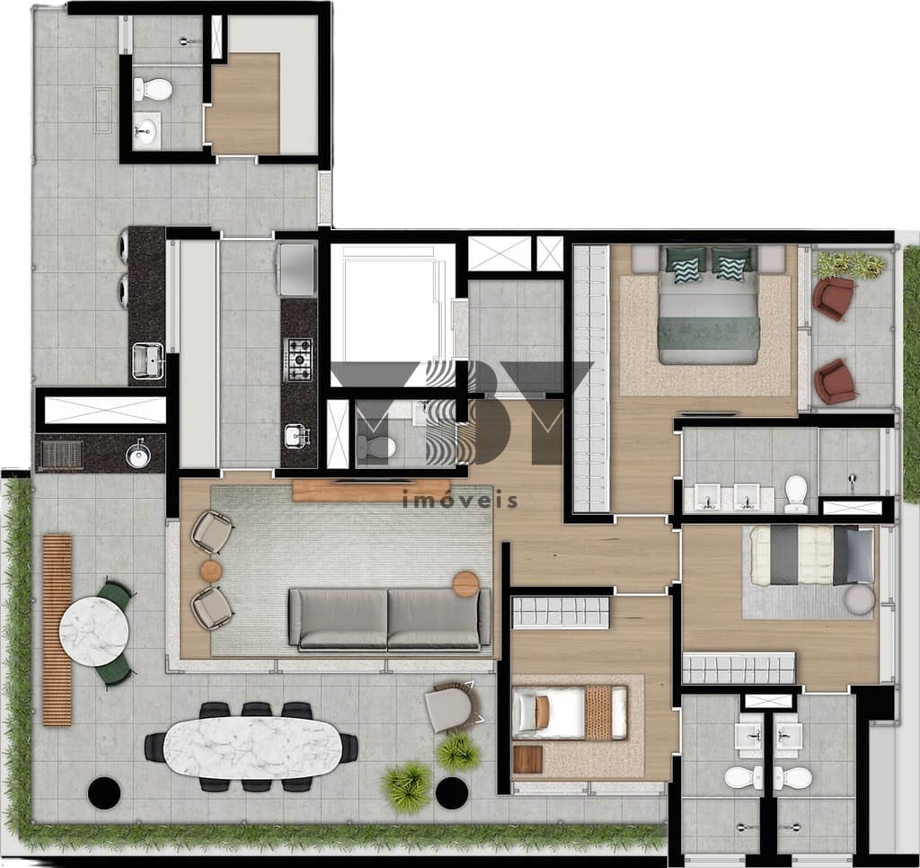 Apartamento, 3 quartos, 147 m² - Foto 15