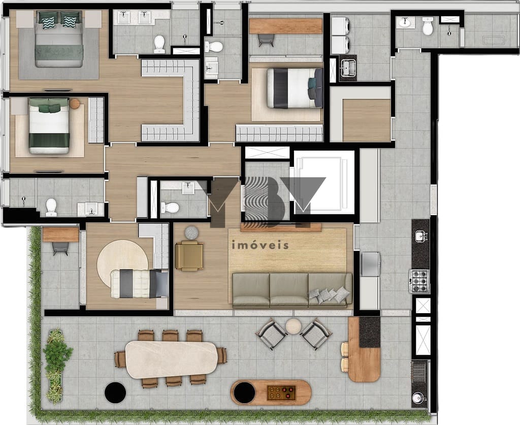 Apartamento, 3 quartos, 147 m² - Foto 17