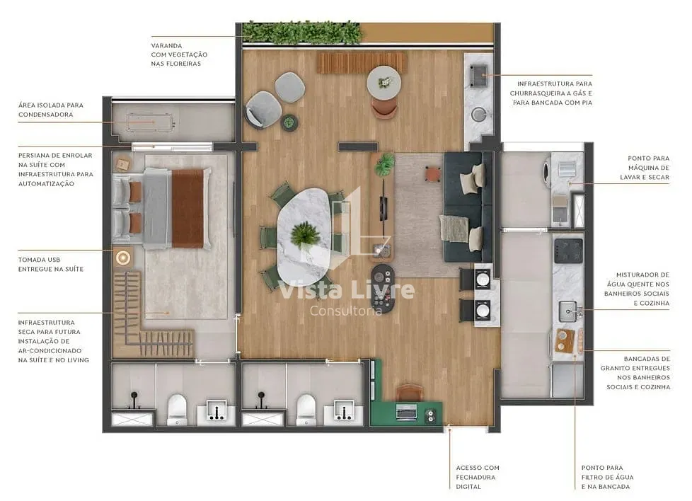 Cobertura, 3 quartos, 173 m² - Foto 23