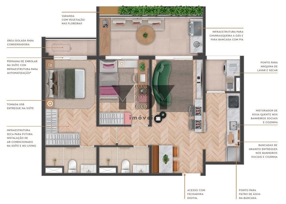 Apartamento, 3 quartos, 86 m² - Foto 22