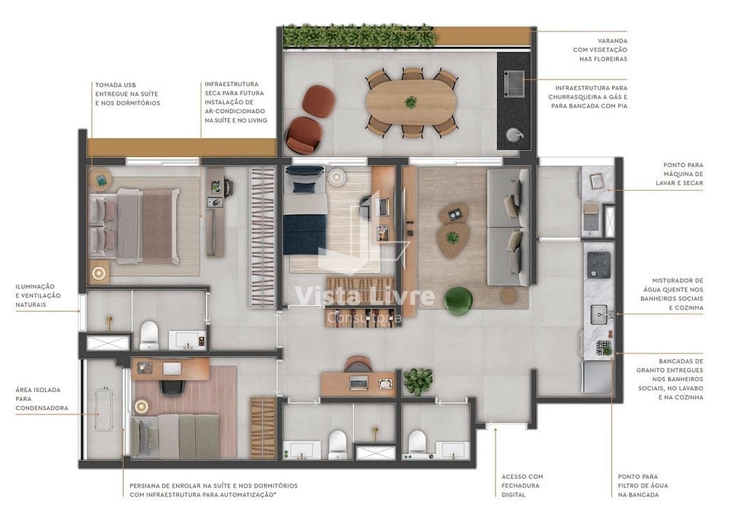 Apartamento, 2 quartos, 69 m² - Foto 24