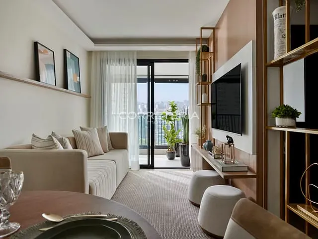 Apartamento 2 quartos e 2 banheiros, à venda, no bairro Pinheiros em São Paulo