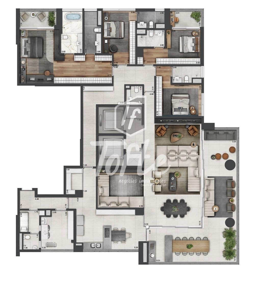 Apartamento, 4 quartos, 240 m² - Foto 35