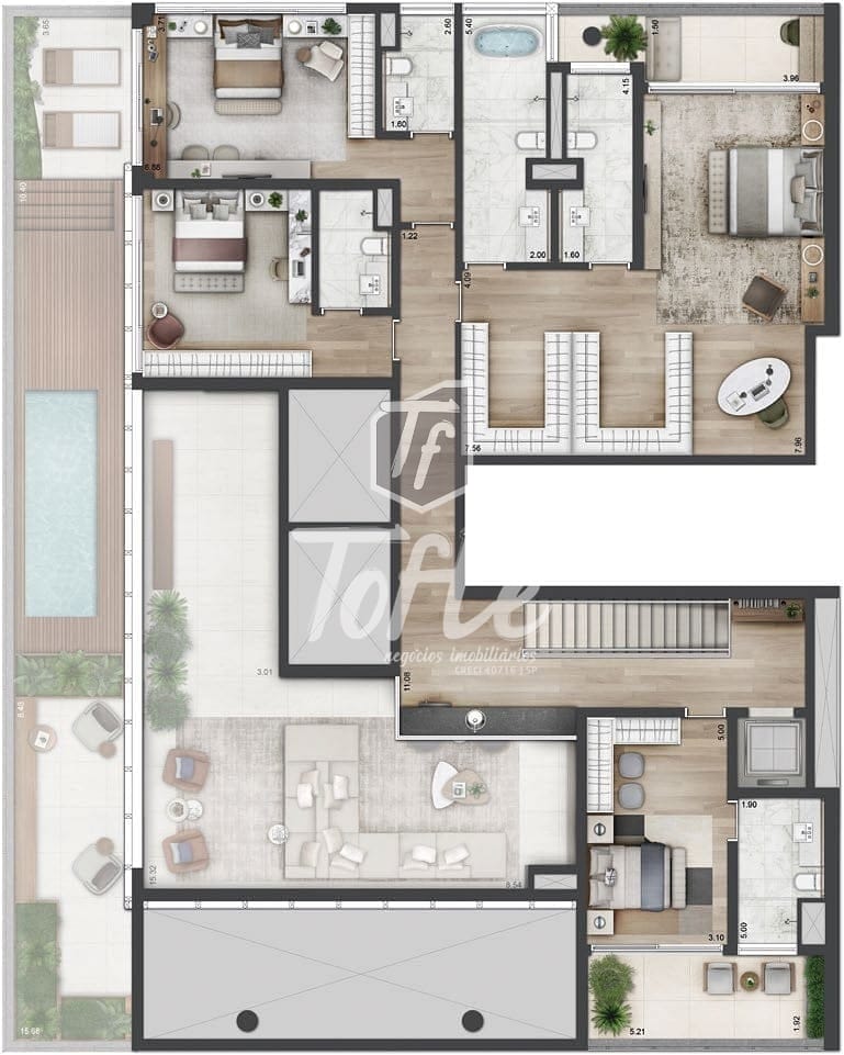 Apartamento, 4 quartos, 240 m² - Foto 41