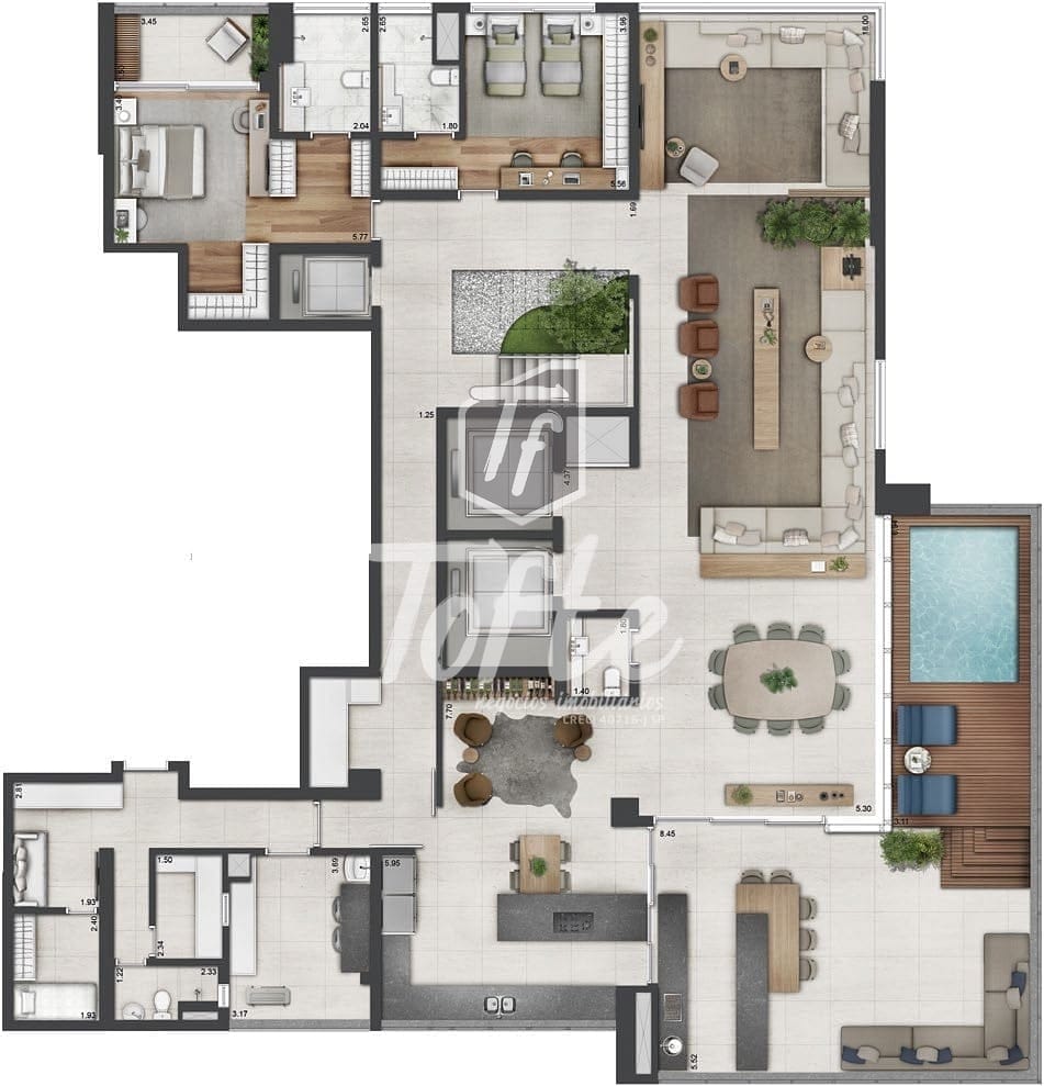 Apartamento, 4 quartos, 240 m² - Foto 42