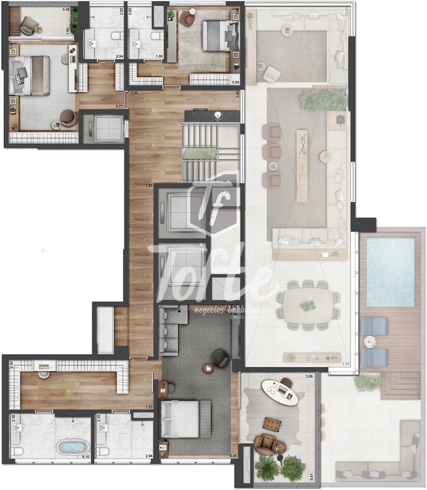 Apartamento, 4 quartos, 240 m² - Foto 43