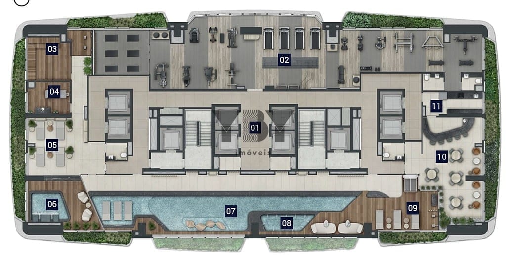 Apartamento à venda com 3 quartos, 122m² - Foto 29