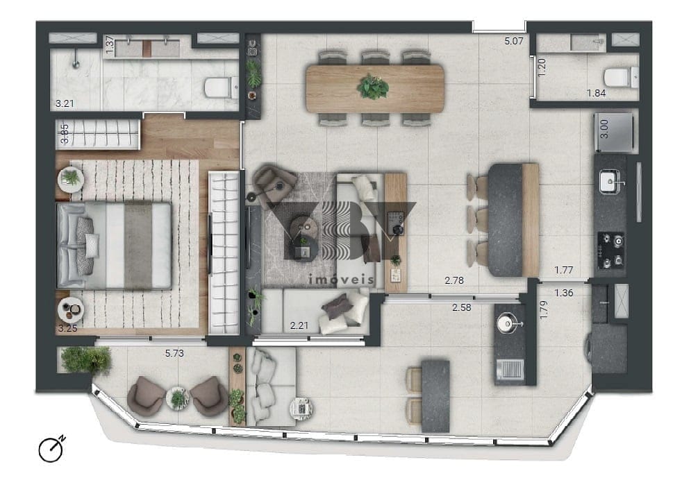 Apartamento à venda com 3 quartos, 122m² - Foto 32