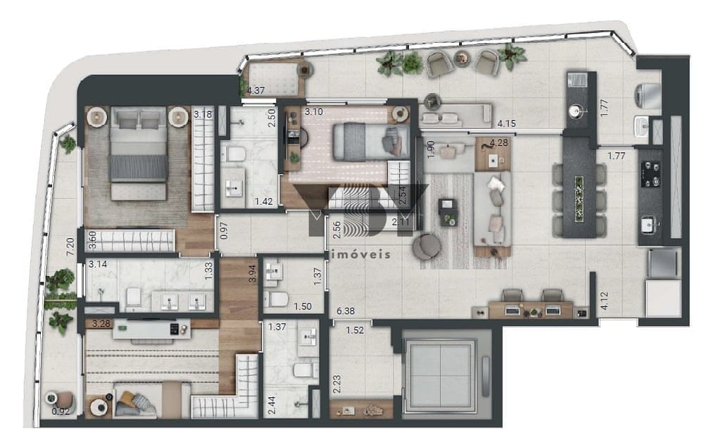 Apartamento à venda com 3 quartos, 122m² - Foto 36
