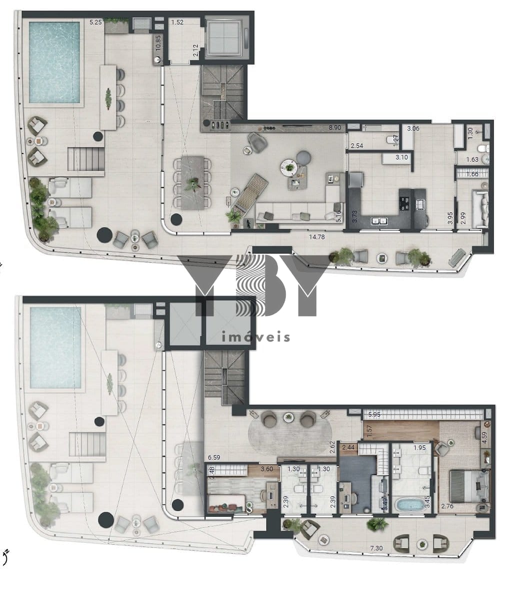 Apartamento à venda com 3 quartos, 122m² - Foto 44