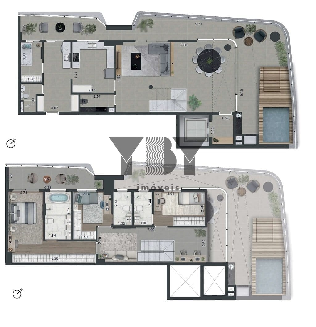 Apartamento à venda com 3 quartos, 311m² - Foto 41