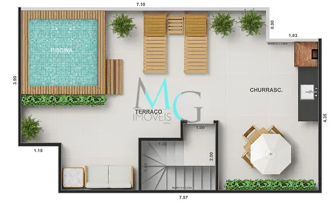 Apartamento, 2 quartos, 42 m² - Foto 26