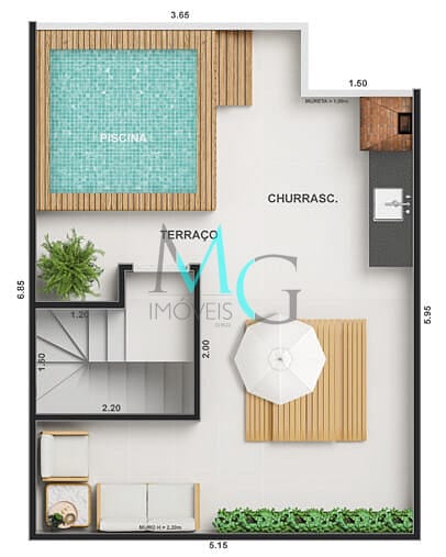 Apartamento, 2 quartos, 43 m² - Foto 22