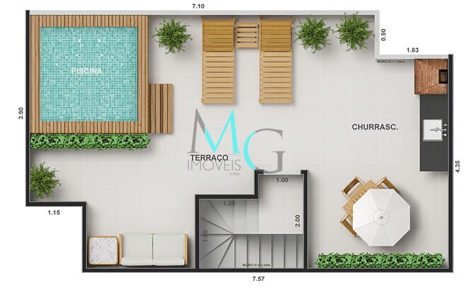 Apartamento, 2 quartos, 43 m² - Foto 26