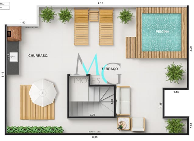 Apartamento, 2 quartos, 43 m² - Foto 27